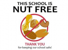 Nut free school logo